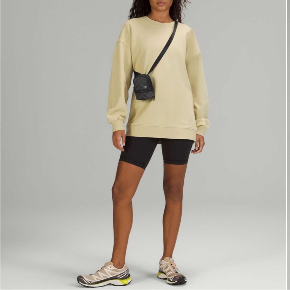 lululemon athletica Mini Crossbody Bag in Black with White Grid